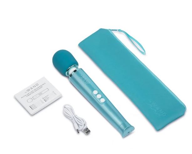Le Wand Dive Fully Submersible Vibrating Massage Wand - Aqua