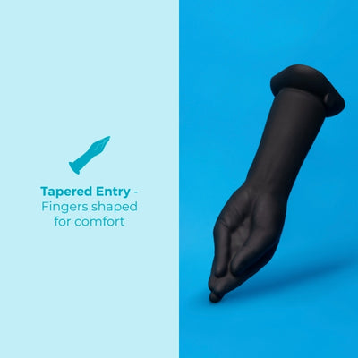 b-Vibe 10.5 Inch Vibrating Silicone Hand Fisting Dildo with Suction Base