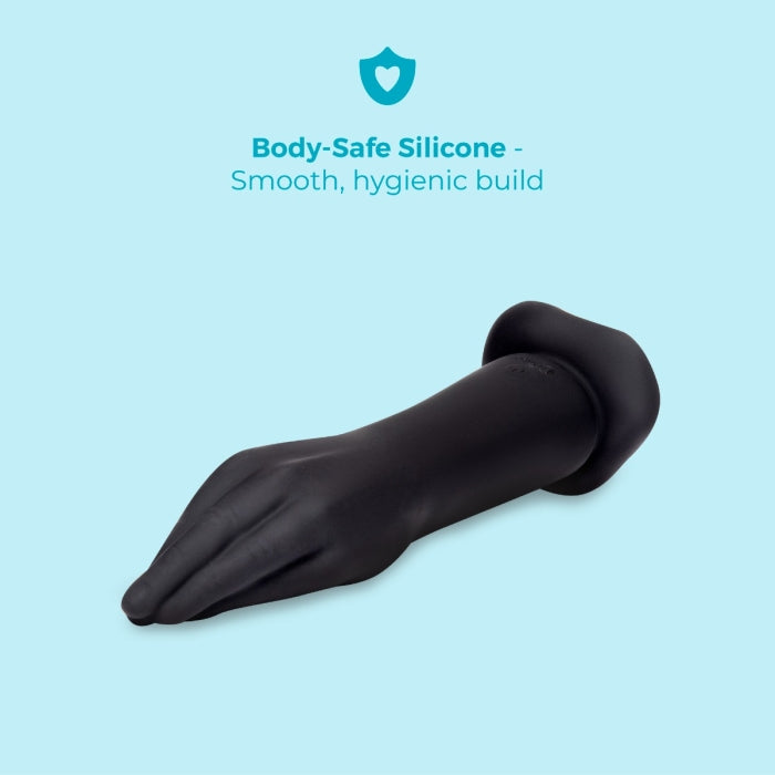 b-Vibe 10.5 Inch Vibrating Silicone Hand Fisting Dildo with Suction Base