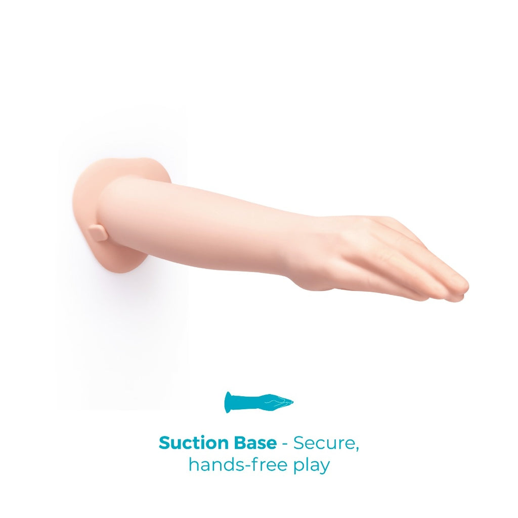 b-Vibe 16.5 Inch Silicone Hand Fisting Dildo with Suction Base