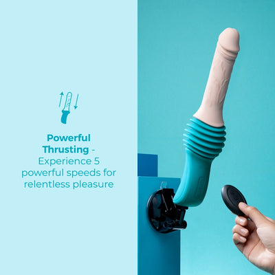 b-Vibe Realistic Thrusting Dildo Machine