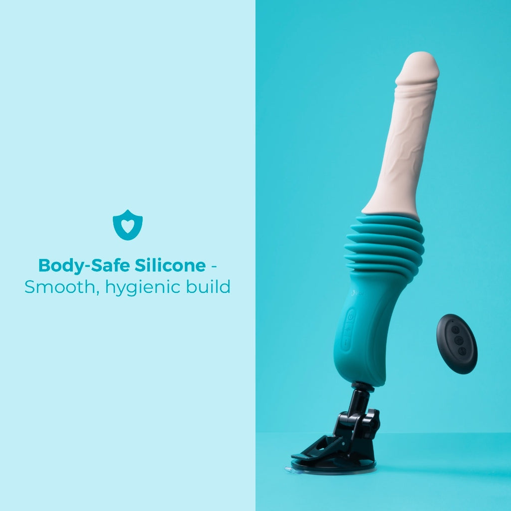 b-Vibe Realistic Thrusting Dildo Machine