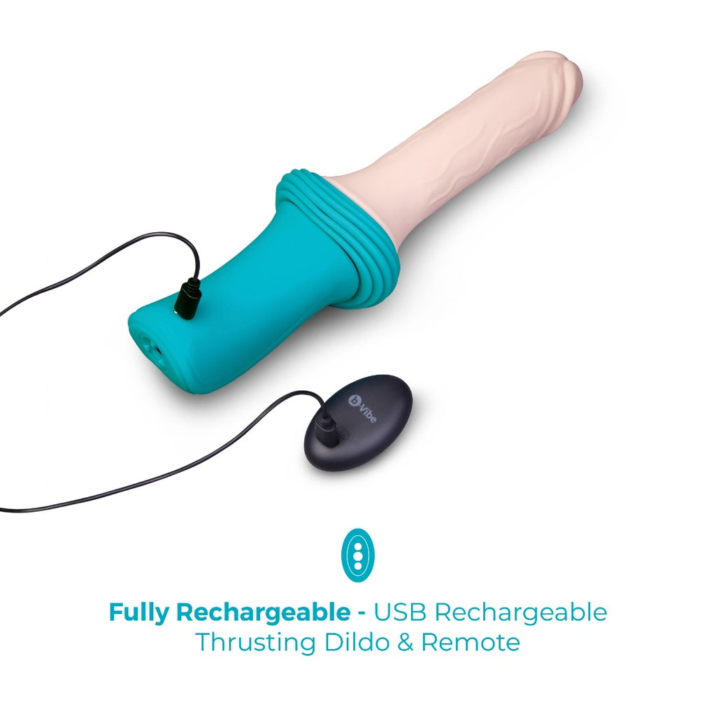 b-Vibe Realistic Thrusting Dildo Machine