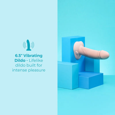 b-Vibe Every Body Vibrating Realistic Strap-On Kit