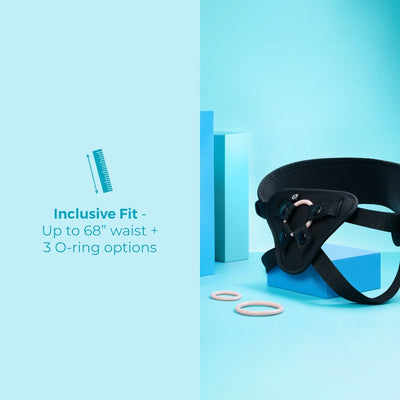 b-Vibe Every Body Vibrating Realistic Strap-On Kit