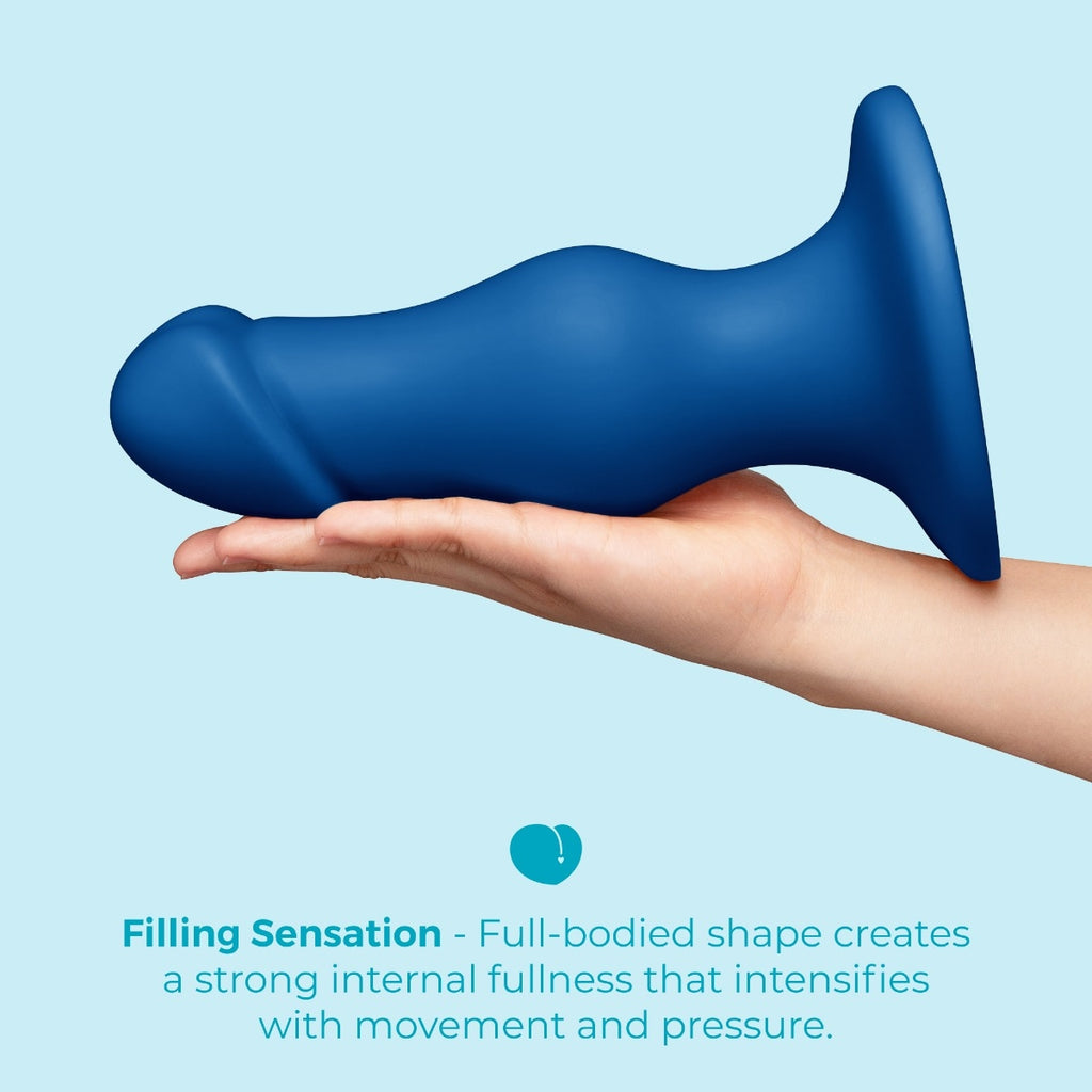 b-Vibe Gape 8.25 Inch Bulbous XXL Dildo with Suction Cup