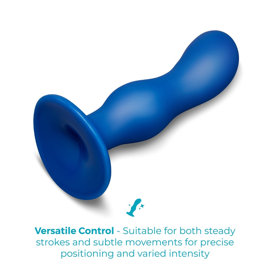 b-Vibe Milk 8.5 Inch Curved XXL Anal Trainer with Tapered Tip and Suction Cup