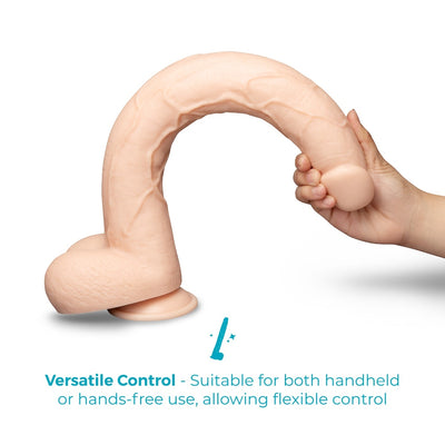 b-Vibe Bone 17 Inch Deep-Insert XXL Dildo with Realistic Balls and Suction Cup