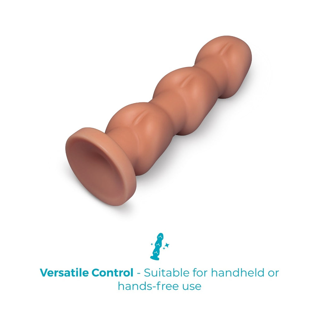b-Vibe Headz 10.5 Inch Multi-Bulb XXL Dildo with Flared Base