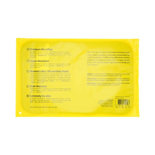 After-Sex Microfiber Towel in Black