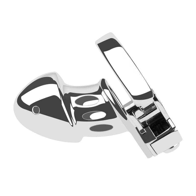 Silver Knight Adjustable Ring Metal Chastity Cage Cock Cage 2.95