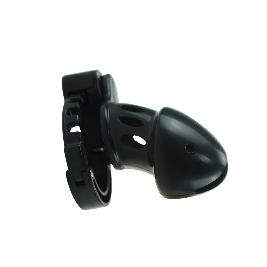 Red ABS Plastic Adjustable Ring Cock Cage Chastity Cage by Metal Pleasure Play