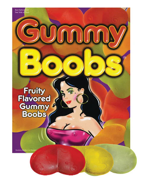 Gummy Boobs Fruit Flavored Candy 5.35oz