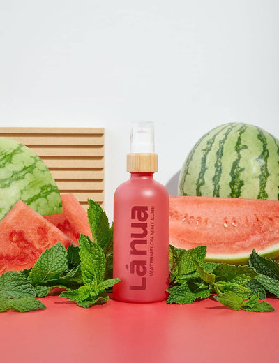 La Nua Watermelon Mint Flavored Water-Based Lube - 3.4oz
