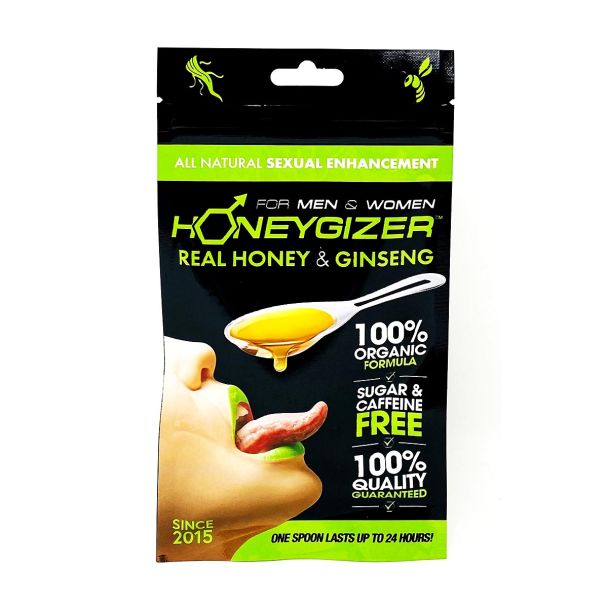 Honeygizer Real Honey & Ginseng Sexual Enhancer - 1 Honey Spoon
