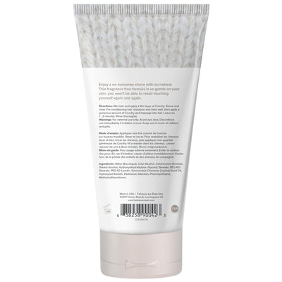 COOCHY Shave Cream Au Natural, 3.4oz