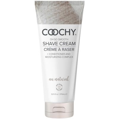 COOCHY Shave Cream Au Natural, 12.5oz