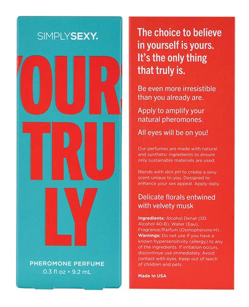 Simply Sexy Yours Truly Pheromone Perfume Spray, .3oz