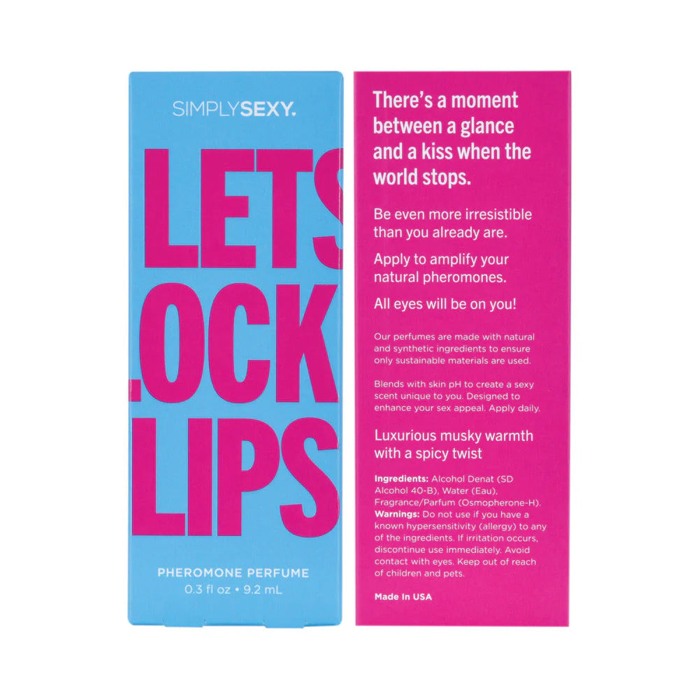 Simply Sexy Lets Lock Lips Pheromone Perfume Spray, .3oz
