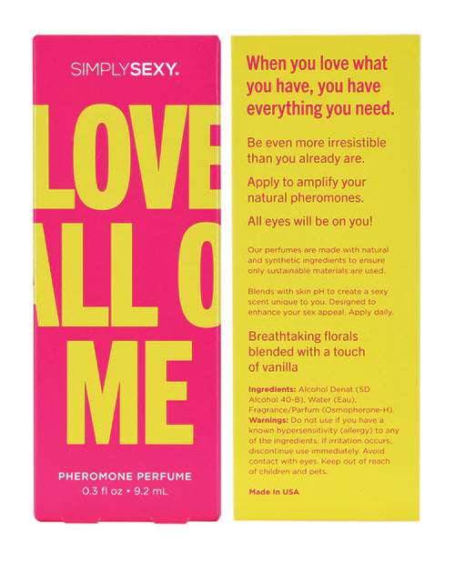 Simply Sexy Love All Of Me Pheromone Perfume Spray, .3oz