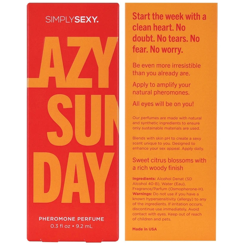 Simply Sexy Lazy Sunday Pheromone Perfume 0.3oz