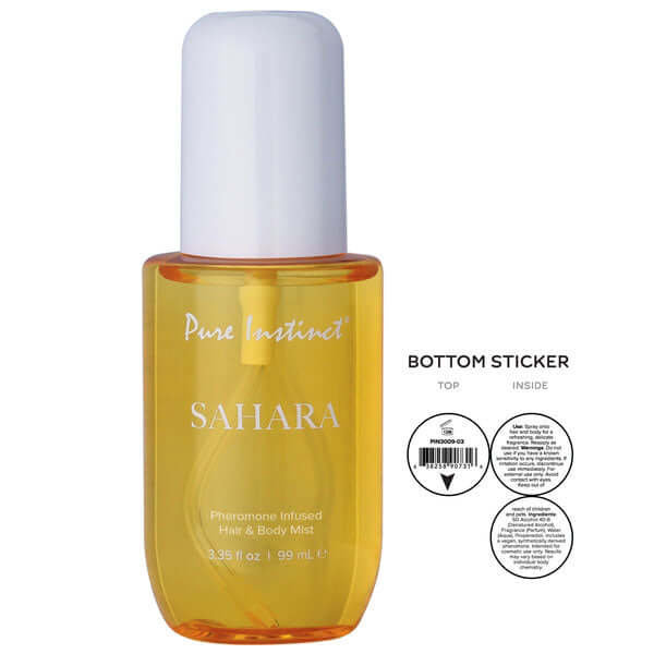 Pure Instinct Pheromone Hair & Body Mist, Sahara, 3.35oz
