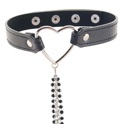 Amor Collar with Nipple Chains and Clamps by Sex & Mischief