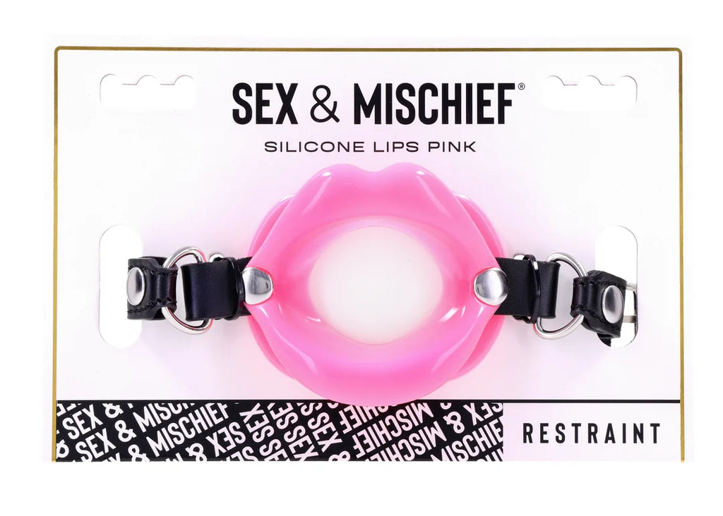 Sportssheets Silicone Pink Gag Lips