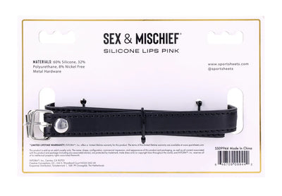 Sportssheets Silicone Pink Gag Lips