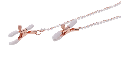 Peaches ‘n CreaMe Collar with Nipple Clamps by Sportsheets