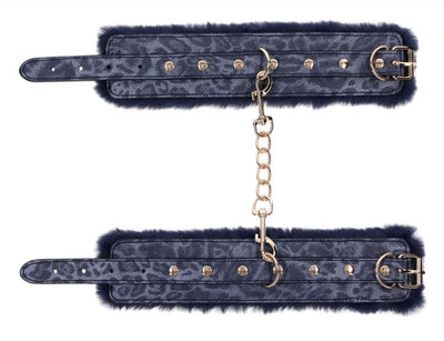 Cougar Faux Leather & Faux Fur Handcuffs