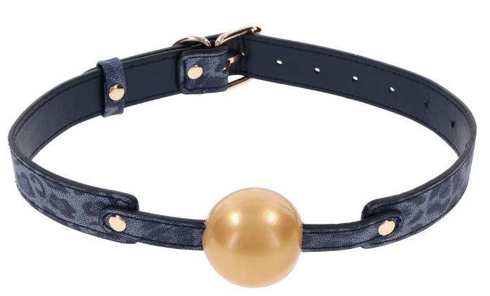 Cougar Faux Leather Gag Ball