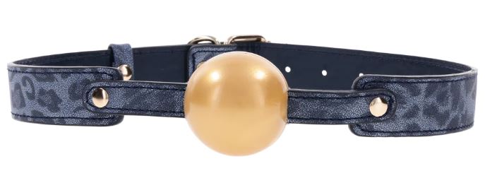 Cougar Faux Leather Gag Ball