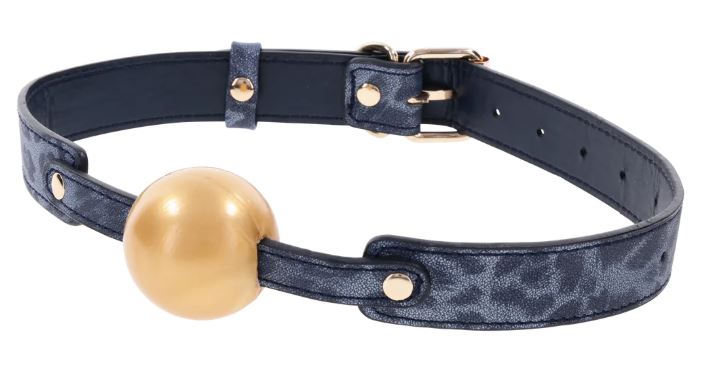 Cougar Faux Leather Gag Ball
