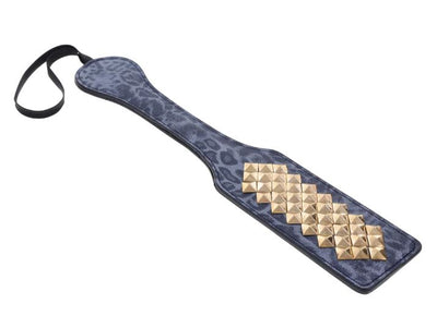 Cougar Faux Leather Studded Paddle
