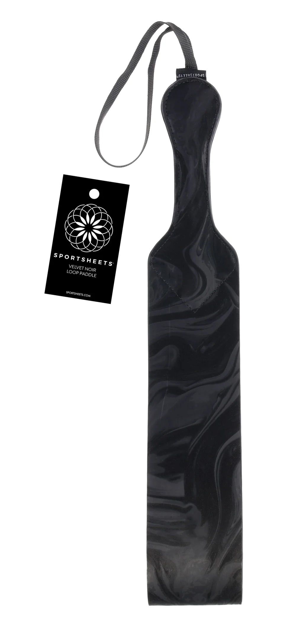 Velvet Noir Looped Spanking Paddle by Sportsheets