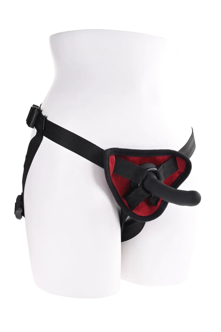 Sportsheets Saffron Red Silicon Pegging Set