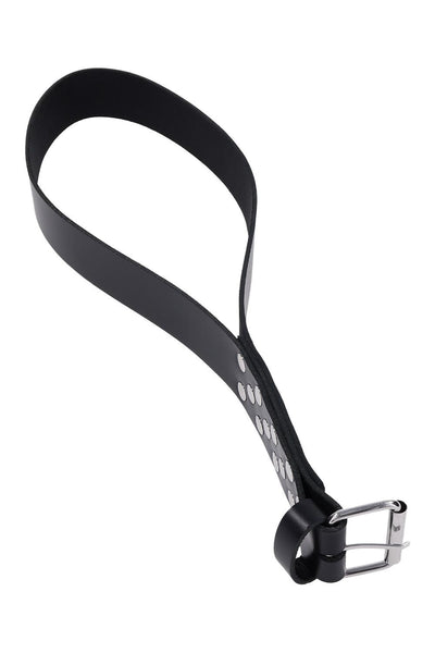 Edge Looped Leather Belt Spanker by Sportsheets