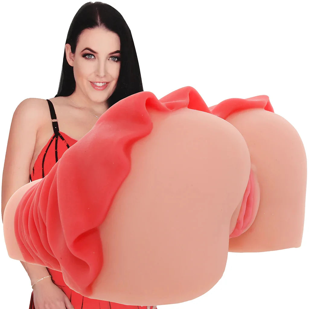 Angela White Mini Skirt Masturbator