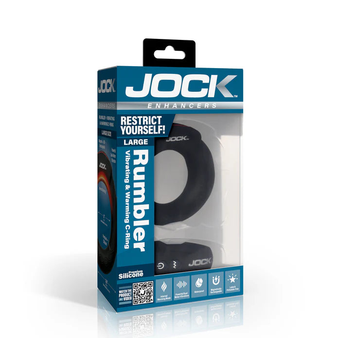 Jock Vibrating and Warming Cock Ring - 2 inch Jock Vibrating and Warming Cock Ring - 2 inch