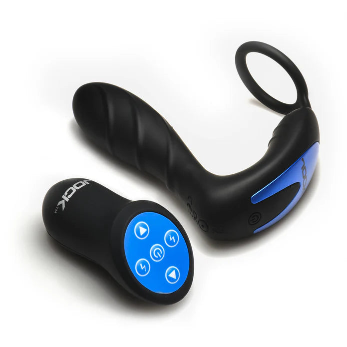 Jock Shockwave E-Stim Anal Plug with C-Ring