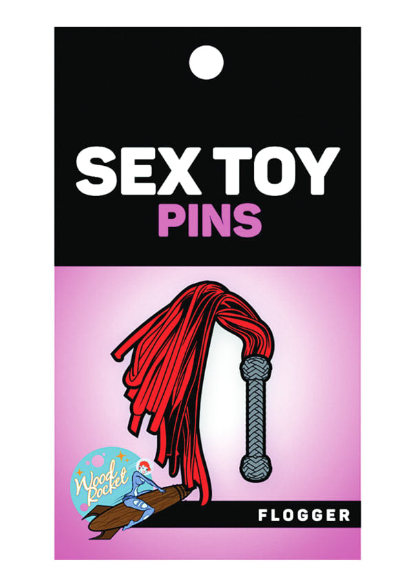 Flogger Enamel Pin