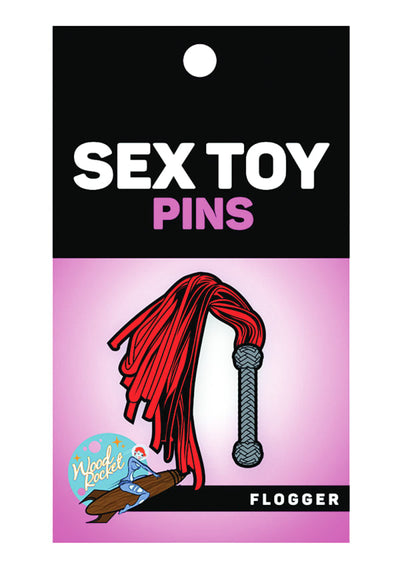 Flogger Enamel Pin