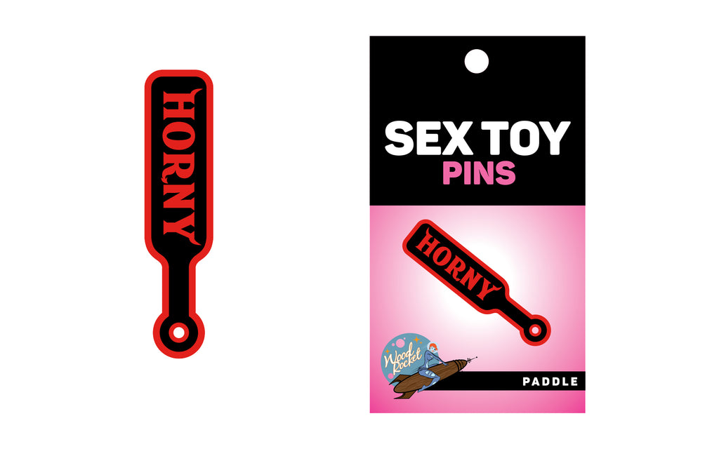 Horny Paddle Enamel Pin