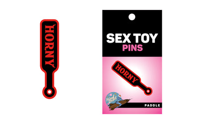 Horny Paddle Enamel Pin