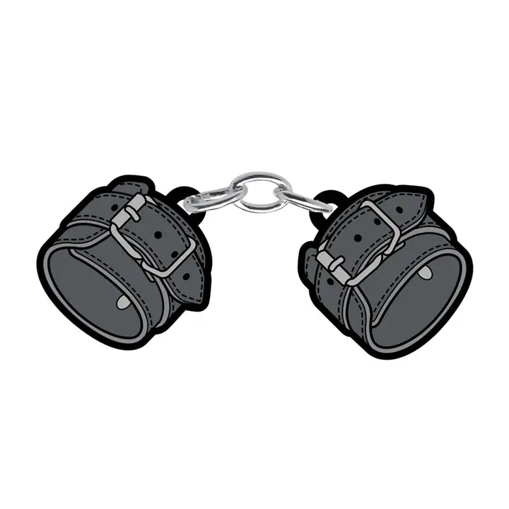Leather Handcuffs Enamel Pin