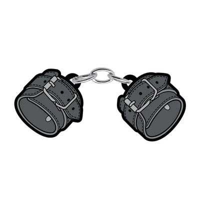 Leather Handcuffs Enamel Pin