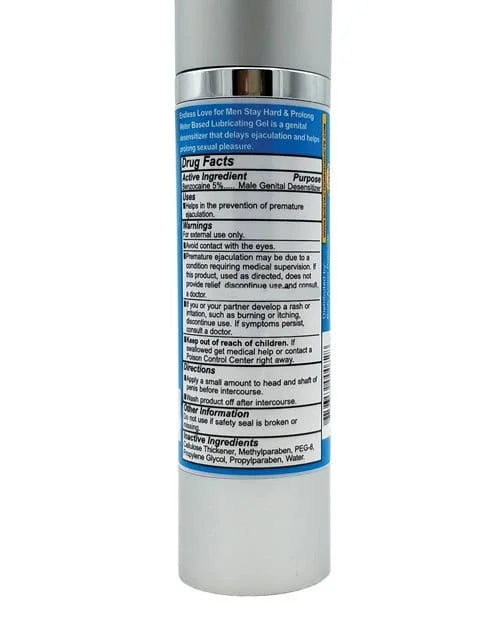 Endless Love for Men Stayhard & Prolong Lubricant by Body Action, 1.7 oz