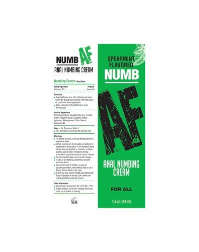 Numb AF Mint Anal Numbing Gel 1.5oz