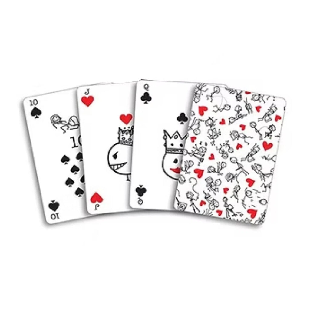 Naughty Stick Figure Playing Cards